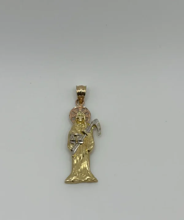Dije Santa muerte en 3 oros