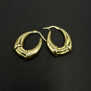 Argollas lisas pulidas con relieve