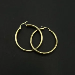 Argollas lisas pulidas