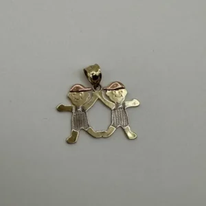 Dije de dos niños