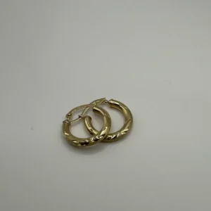 Argollas lisas caladas
