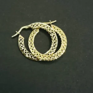 Argollas con circonia