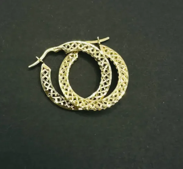 Argollas con circonia
