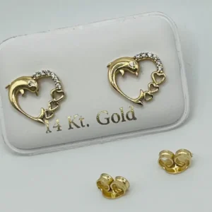 Arete chiquito de corazón