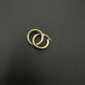 Argollas con diseño pequeñas