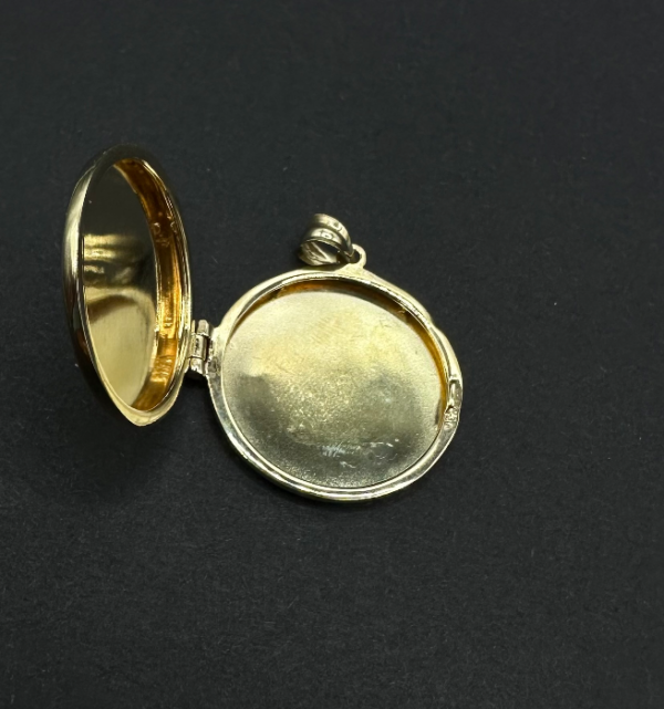 Round photo pendant (Dije redondo para foto