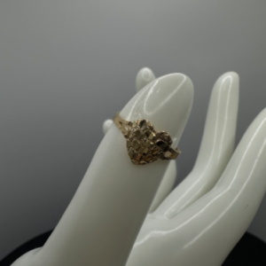 Heart nuggets ring (Anillo corazón nuggets  41