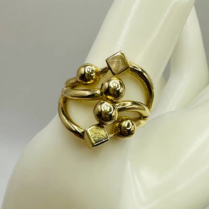Square and ball ring (Anillo de cuadro y bola  )   61