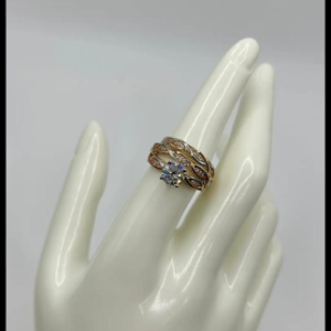 Trío de matrimonio en tres colores