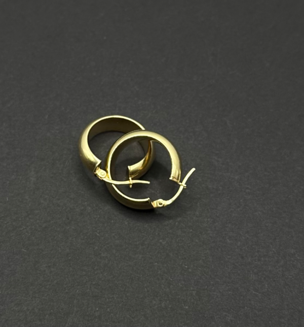 Smooth medium rings (Argollas medianas lizas