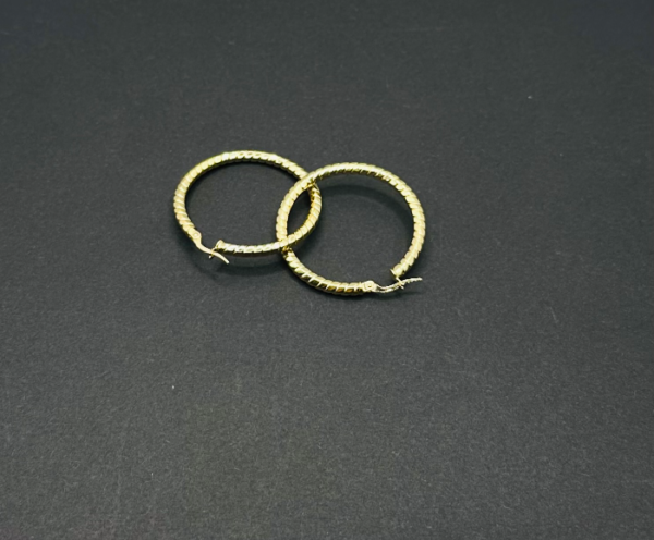 Medium design rings (Argollas con diseño mediana)   1229