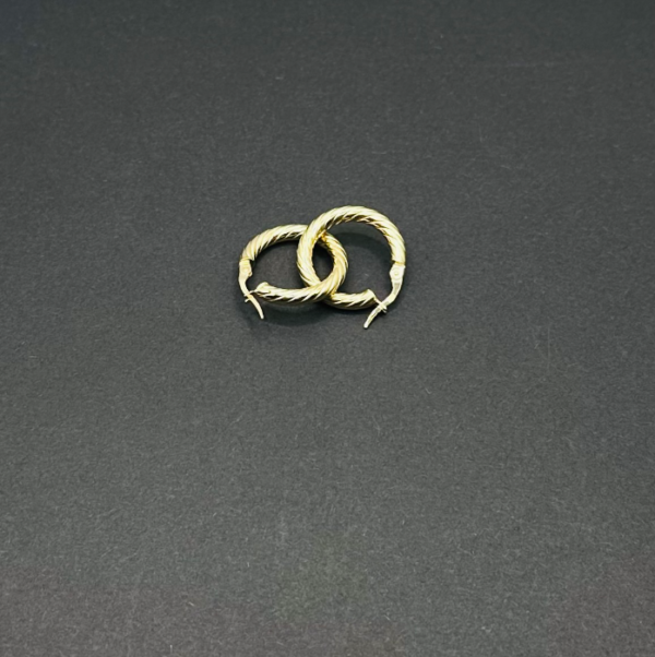 Small designer rings (Argollas con diseño pequeñas