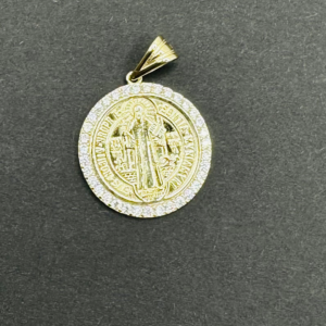 Saint Benedict Badge Pendant (Dije Chapa San Benito