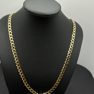 8mm shiny cut Cuban chain (Cadena Cuba corte brillo 444