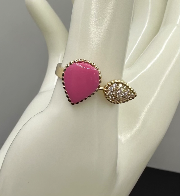 Pink almond ring (Anillo de almendra rosada 183