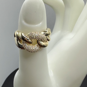 Chain ring with zirconia (Anillo de cadena con circonia 213