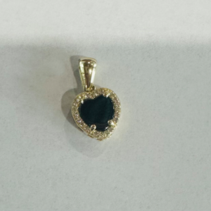 Black heart pendant (Dije de corazón negro