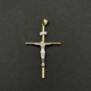WHITE GOLD CHIST PENDANT (Dije de cristo en oro blanco)