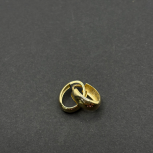 Small smooth hoops size 1 (Argollas pequeñas lisas size 1