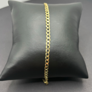 CUBAN POLISHED- CUT BRACELET (Manilla Cubana Corte Brillo)