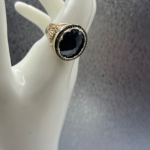 Rolex black stone ring (Anillo de piedra negra rolex  291