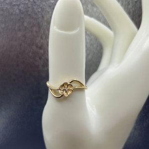 Poppy flower ring (Anillo de flor de amapola 32