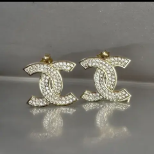10k cc earrings (Aretes cc de 10k