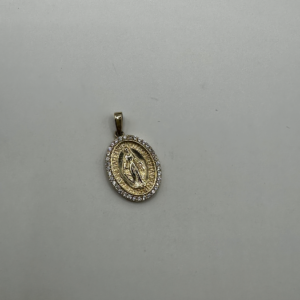Small pendant of the miraculous virgin (Dije pequeño de la virgen milagrosa