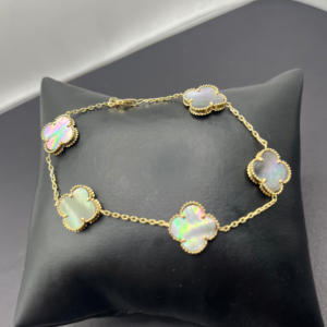 Clover iridescent handle (Manilla clover tonasol)   645