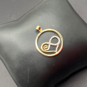 Infinity Heart Pendant (Dije de corazón con infinito)  1100