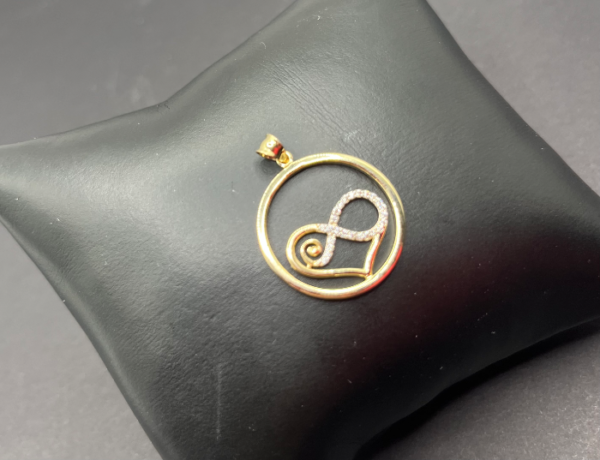 Infinity Heart Pendant (Dije de corazón con infinito)  1100