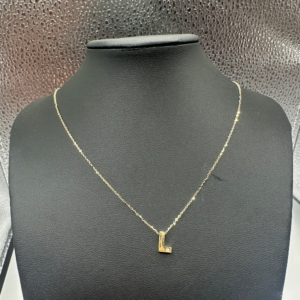 Diamond letter chain L (Cadena de letras con diamante L