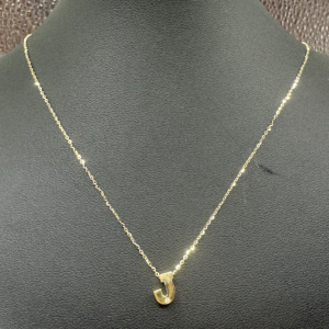 Diamond letter chain J (Cadena de letras con diamante J