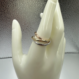 Three-in-One Ring with 3 Golds (Anillo Tres en Uno con 3 Oros