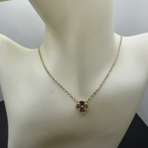 Gold Single Flower Clover Chain (Cadena Clover de una sola flor dorada )477