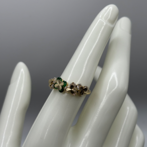 Green clover ring (Anillo de clover verde  54