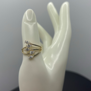 Stone Cross Ring (Anillo Cruzado de Piedras 172