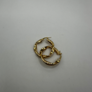Argollas torcidas medianas (Argollas versa medina redonda)  1174