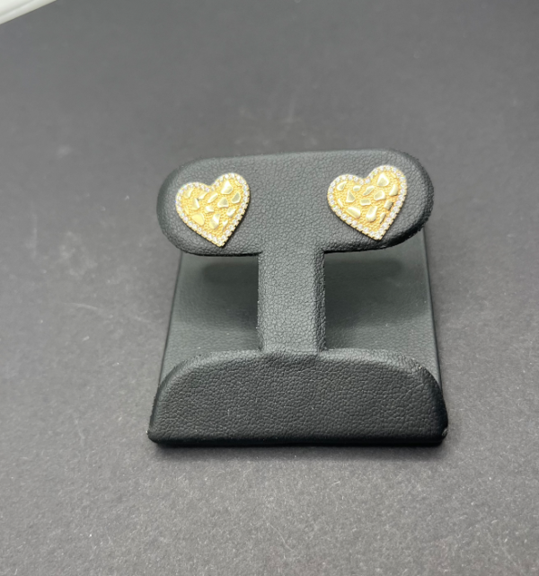 Large nuget earrings (Aretes nuget grandes