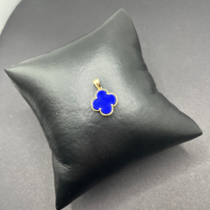Blue clover pendant (Dije clover azul