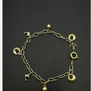Pendant anklet (Tobillera de colgantes )607