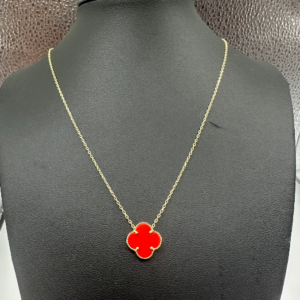 Clover Chain with 1 Red Flower (Cadena Clover con 1 Flor Roja)   485