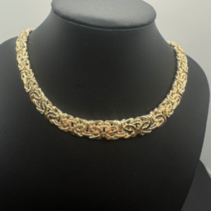 14k Byzantine choker (Gargantilla bizantina 14k   456