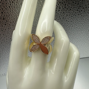 Flower Ring with Stones (Anillo de Flor con Piedras 236