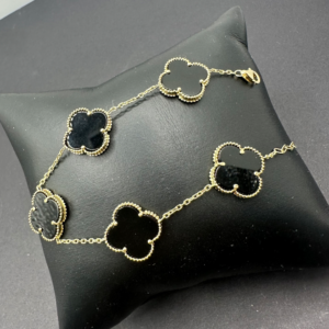 Large black Clover handle (Manilla Clover negra grande )   636