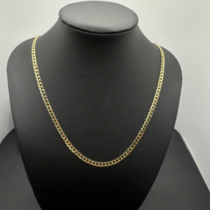 Shiny cut Cuban chain (Cadena cubana corte brillo 404