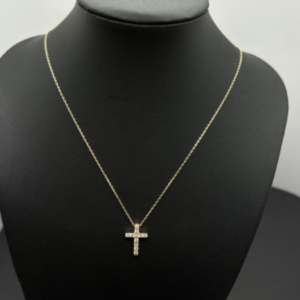 Cross chain with stone (Cadenita de cruz con piedra) 474