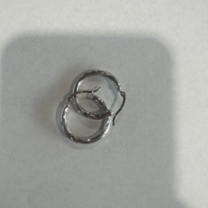 Small white gold rings (Argollas oro blanco pequeñas)    1200