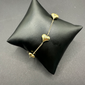 Heart anklet (Tobillera de corazones} 621