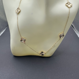 Chain of 5 large golden flowers (Cadena de 5 flores doradas grandes)  441